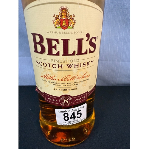 845 - 1 Litre Bottle of Bells Scotch Whisky