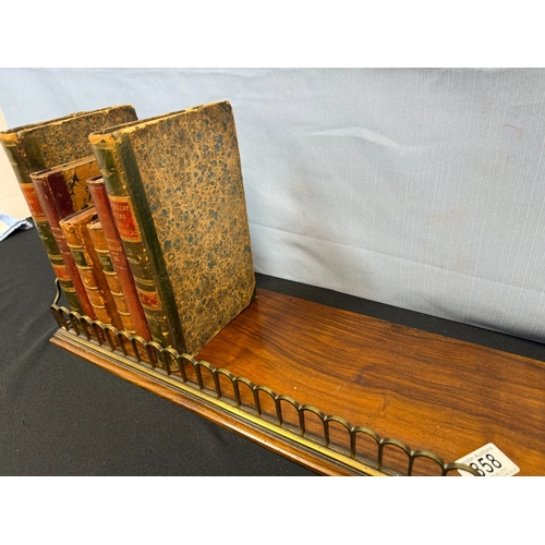 858 - Antique Book Stand (approx 54cm wide)