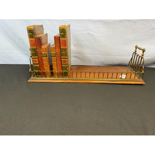 858 - Antique Book Stand (approx 54cm wide)