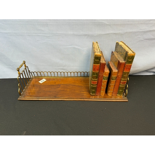 858 - Antique Book Stand (approx 54cm wide)