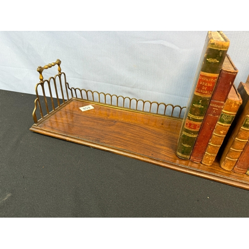 858 - Antique Book Stand (approx 54cm wide)