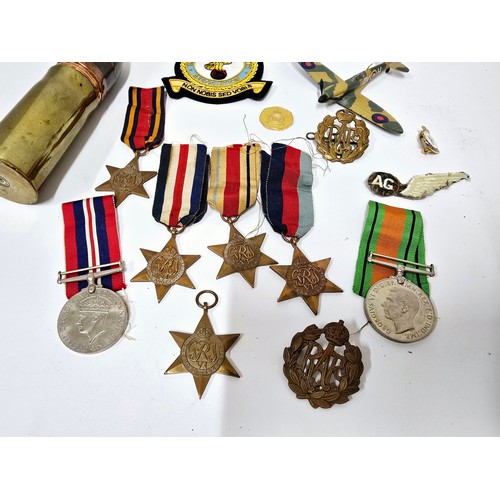 16A - Collection of Small Military Items to include Medals, Patches and others