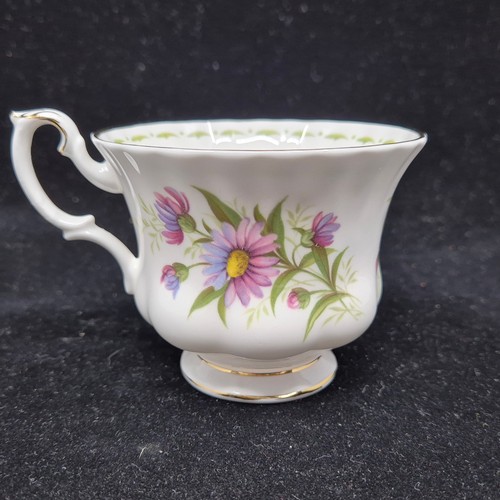 801 - Royal Albert Flower of the Month Cup & Saucer Set