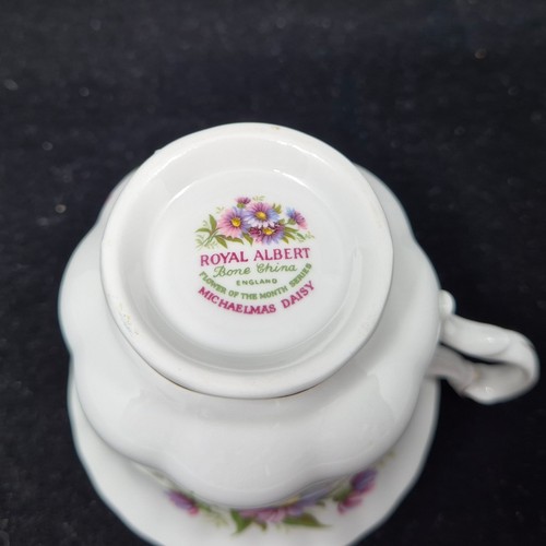 801 - Royal Albert Flower of the Month Cup & Saucer Set