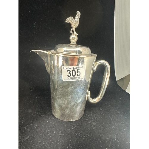 305 - Silver Plated Ice Bucket and a Silver Plated Coffee Pot