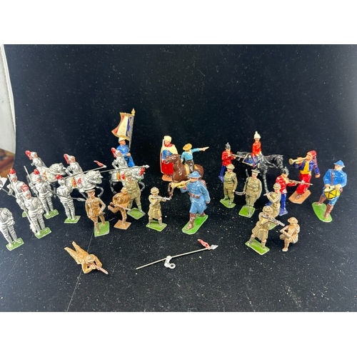 306 - A Collection of Vintage Timpo Lead Soldiers