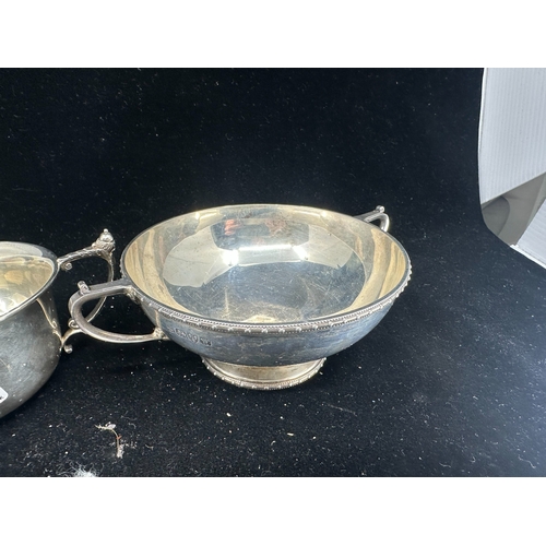 314 - Two Hallmarked Silver Bowls, One Birmingham 1929, the other with Makers Mark HEB FEB Chester 1922 (3... 