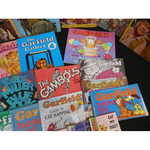 523 - Collection of Vintage Annuals and Comic Books etc including Garfield