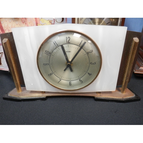 524 - Collection of Clocks to include Antique and Vintage Examples, Highlights include German Mantel Clock... 