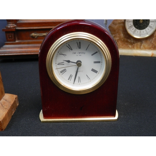 524 - Collection of Clocks to include Antique and Vintage Examples, Highlights include German Mantel Clock... 