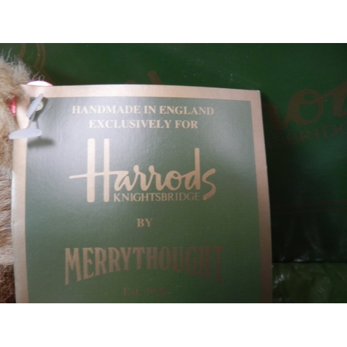 526 - Harrods Teddy Bear by Merrythought with Box (box currently contains lots of Knitting Wool)