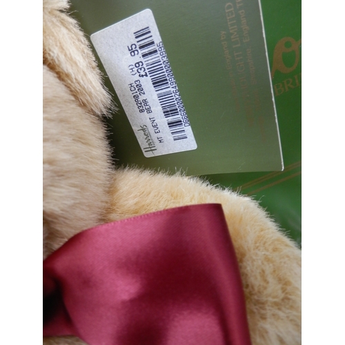 526 - Harrods Teddy Bear by Merrythought with Box (box currently contains lots of Knitting Wool)