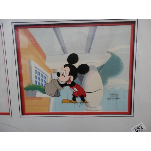 552 - Disney's Mickey Mouse Works (1999-2001) Original Production Cel and Clean-Up Drawing from the episod... 