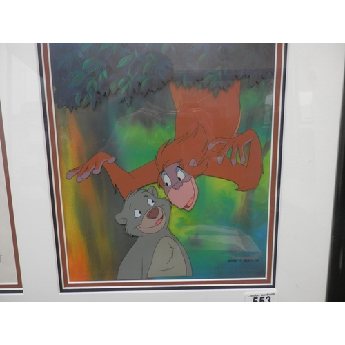 553 - Disney's Jungle Cubs (1996-1998) Original Production Cel and Clean-Up Drawing from the episode 