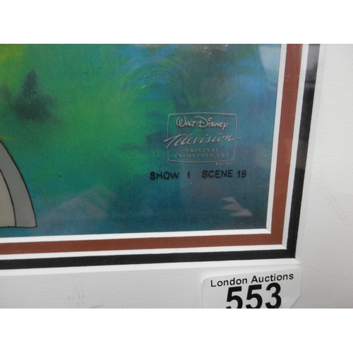 553 - Disney's Jungle Cubs (1996-1998) Original Production Cel and Clean-Up Drawing from the episode 