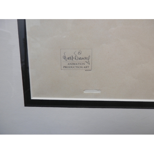 554 - Belle's Magical World (1998) Original Production Drawing of Lumiere in Display Frame with Disney Cer... 