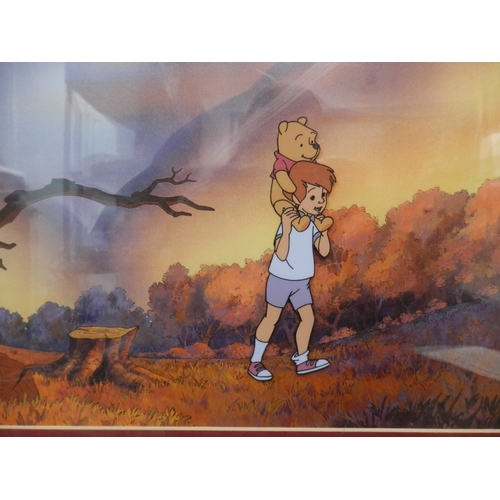 556 - Pooh's Grand Adventure: The Search for Christopher Robin (1997) Original Production Cel of Winnie Th... 