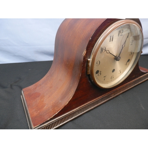 570 - Mahogany Cased Mantel Clock