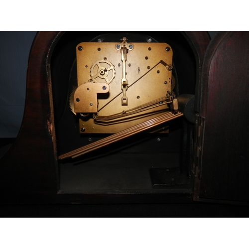 570 - Mahogany Cased Mantel Clock