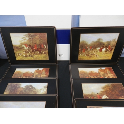 571 - Collection of Pimpernel Table Mats & Coasters in Boxes