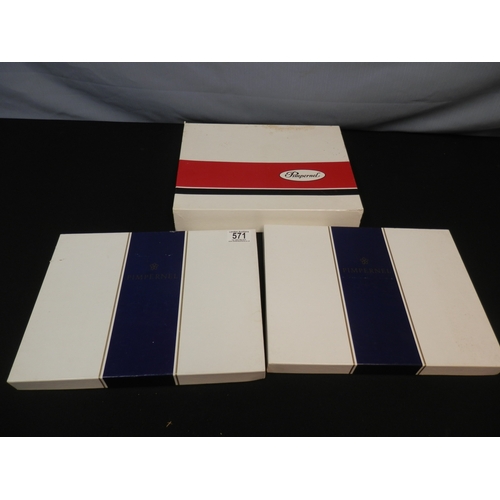 571 - Collection of Pimpernel Table Mats & Coasters in Boxes