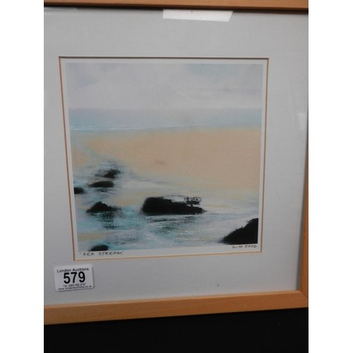 579 - Group of Three Framed Coastal Scenes