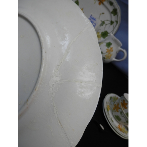 582 - Villeroy & Boch Geranium Dinner Service