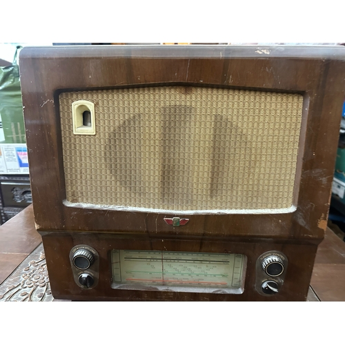 657 - Vintage Radiogram with Garrard Deck