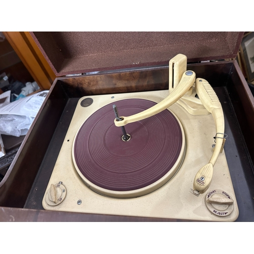 657 - Vintage Radiogram with Garrard Deck