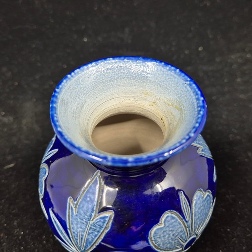 871 - Noritake Japan Lidded Dish together with a Signed French Salt Glazed Vase