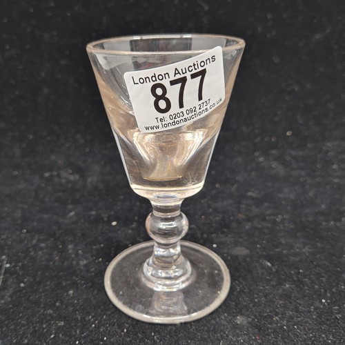 877 - Hilary Virgo Engraved Glass together with a 19th Century Illusion Glass