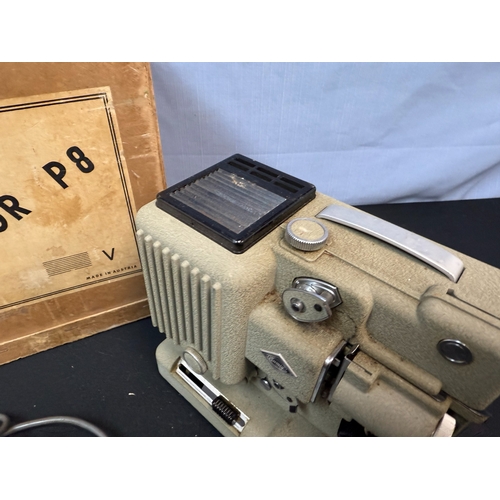 694 - Eumig P8 8mm Film Projector in Box