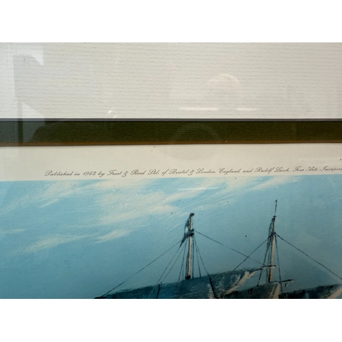 703 - After Montague Dawson The Thermopylae Leaving Foochow Framed Print