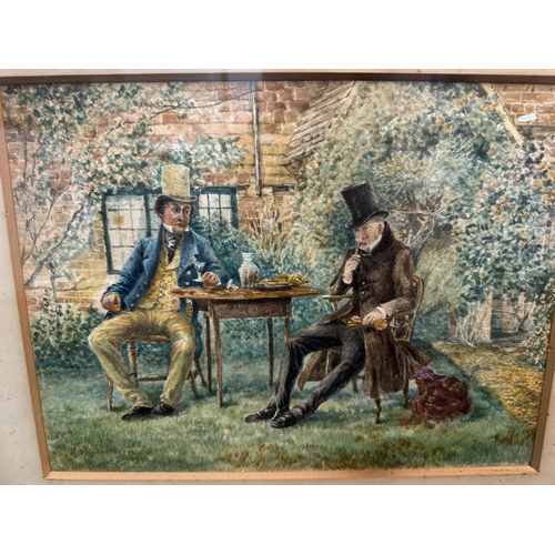 864 - Mixed Lot of Art to include a Watercolour by Alan Lockwood, another early 20th Century Watercolour o... 