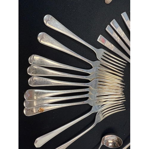 899 - A Good Collection of Mainly Silver Plated Flatware, including Italian Designer Pieces, plus some Ste... 