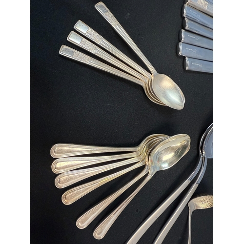 899 - A Good Collection of Mainly Silver Plated Flatware, including Italian Designer Pieces, plus some Ste... 