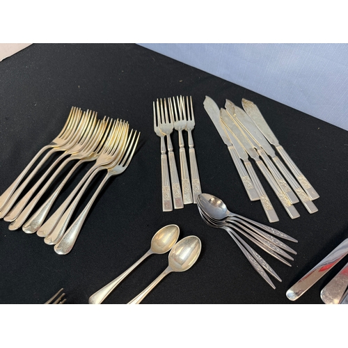 899 - A Good Collection of Mainly Silver Plated Flatware, including Italian Designer Pieces, plus some Ste... 