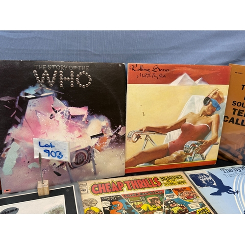 903 - A Good Collection of Records including The Rolling Stones and The Who