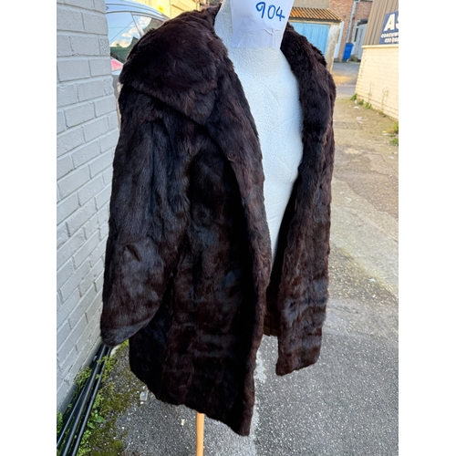 904 - Two Vintage Ladies Fur Jackets