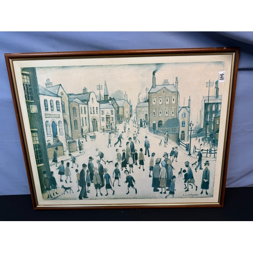 940 - A Large Collection of Framed LS Lowry Prints (12)