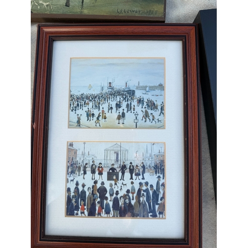 940 - A Large Collection of Framed LS Lowry Prints (12)