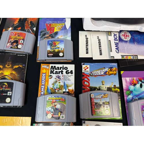 793 - Retro Gaming: A Boxed Nintendo 64 Console, Controllers, Leads etc & 21 Games (Mostly Boxed)