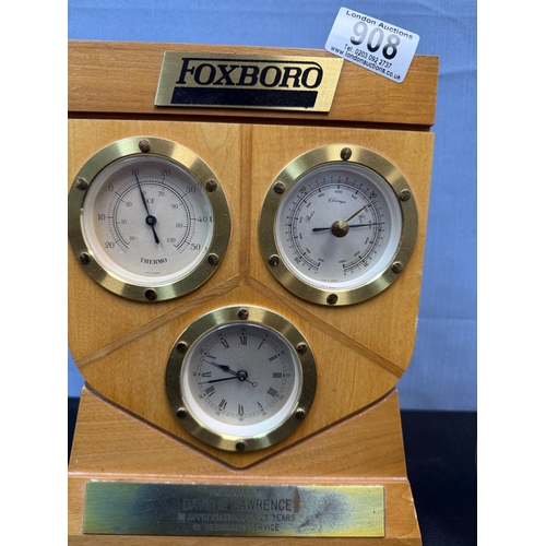 908 - Two Vintage Alarm Clocks and another set of Clocks