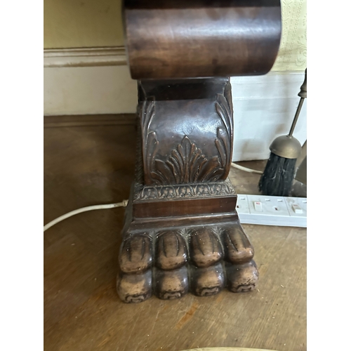 636D - Antique German Desk Set of Lion Paw Feet (Collection from South Croydon)