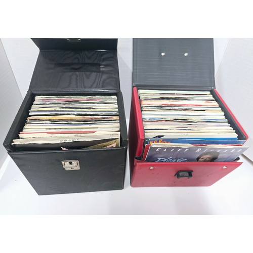 24A - 2x cases of vintage vinyl singles