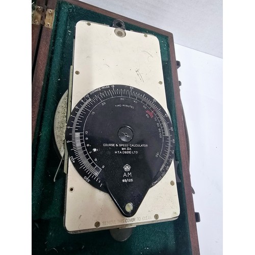 17A - Lot of wartime RAF flight navigational items