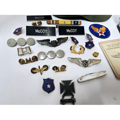 7 - Collection of Vintage American Military Interest items