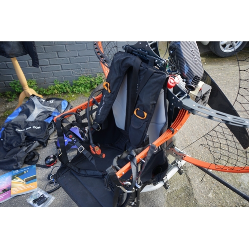 697 - Airone Pro Paramotor Trike, with Minari Engine, plus Accessories, Saftey Gear, Paperwork etc. Viewin... 