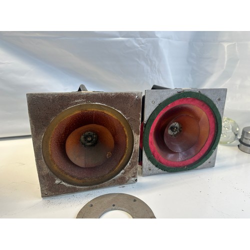 625 - A Very Rare Pair of Lowther Voigt Loudspeaker Drivers both with Plaques containing Serial Numbers et... 