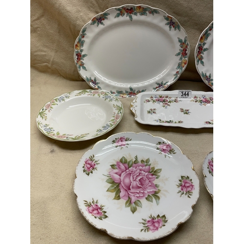 344 - Box of Royal Doulton Sudbury Pattern Tableware